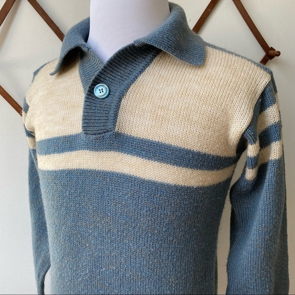 Vintage 1960s 1970s Knit Sweater - Picture 5 of 16